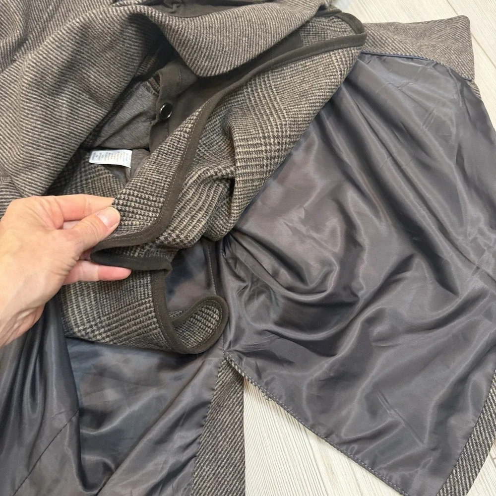 JoS A Bank Reserve Jacket Overcoat 2 in 1 Xtra XL Wool Blend Removable Lining‎